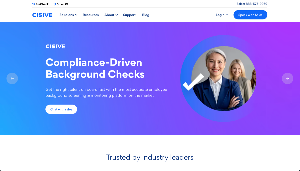 Cisive website